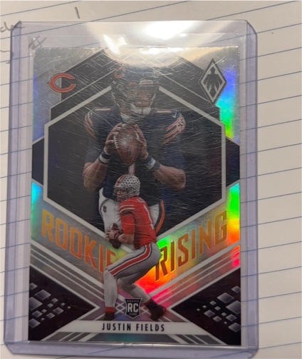 2021 Panini Phoenix #RIS-8 Justin Fields Rookie Rising — front