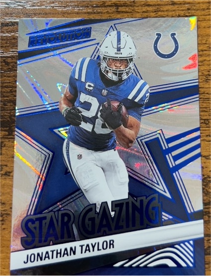 2025 Panini Revolution #14 Jonathan Taylor Star Gazing Indianapolis Colts — front