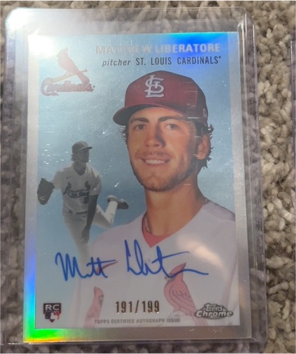 2023 Topps Chrome Platinum Anniversary #191 Matthew Liberatore — front