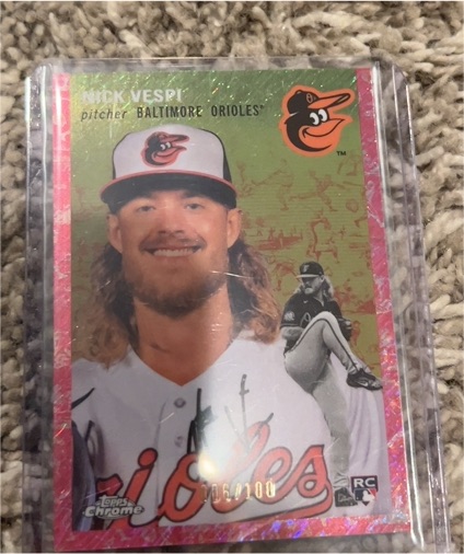2023 Topps Chrome Platinum Anniversary #91 Nick Vespi — front