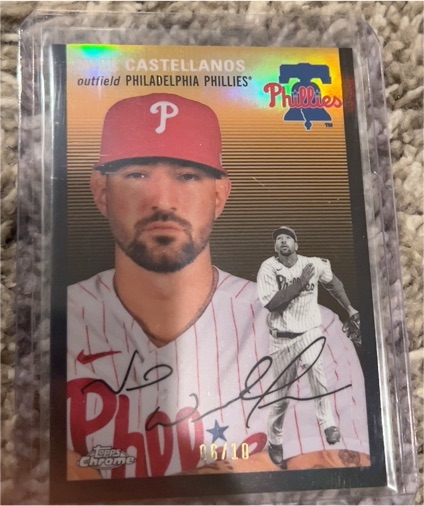2023 Topps Chrome Platinum Anniversary #347 Nick Castellanos — front