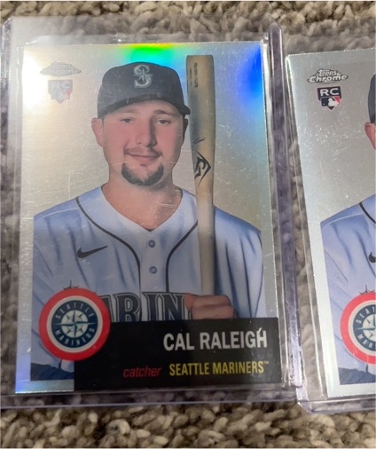 2022 Topps Chrome Platinum Anniversary #237 Cal Raleigh — front