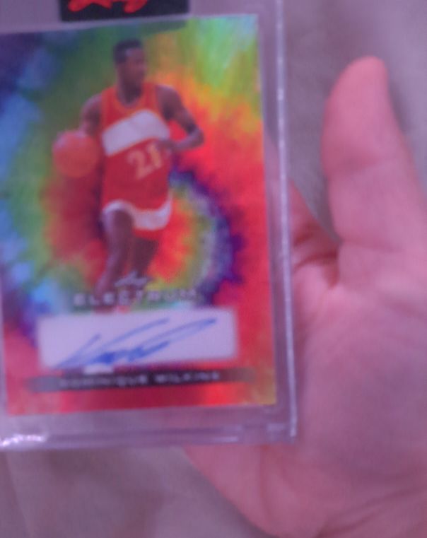 2025 Panini Mosaic Fluorescent Orange Kendall Gill Scripts Auto #/25 — front