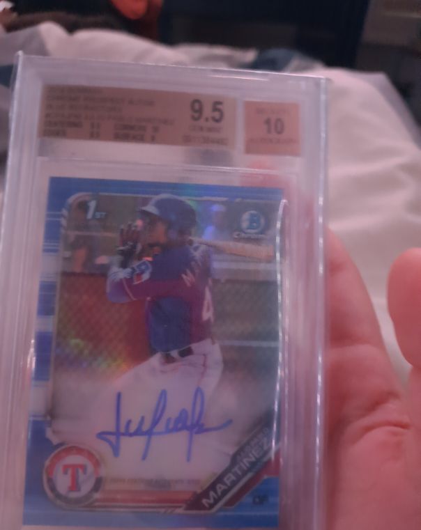 2020 Bowman Chrome #BCAP-AG Adolis Garcia — front