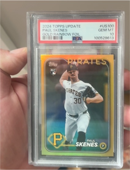 2024 Topps Update #US100 Paul Skenes — front