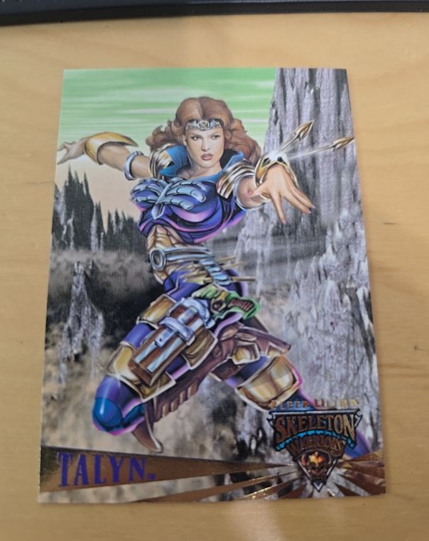 1995 Fleer Ultra #13 Talyn Skeleton Warriors — front