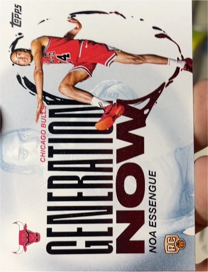 2025-26 Topps #GN-12 Noa Essengue Generation Now — front