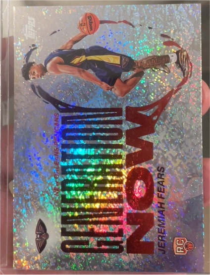 2025-26 Topps #GN-7 Jeremiah Fears Generation Now — front