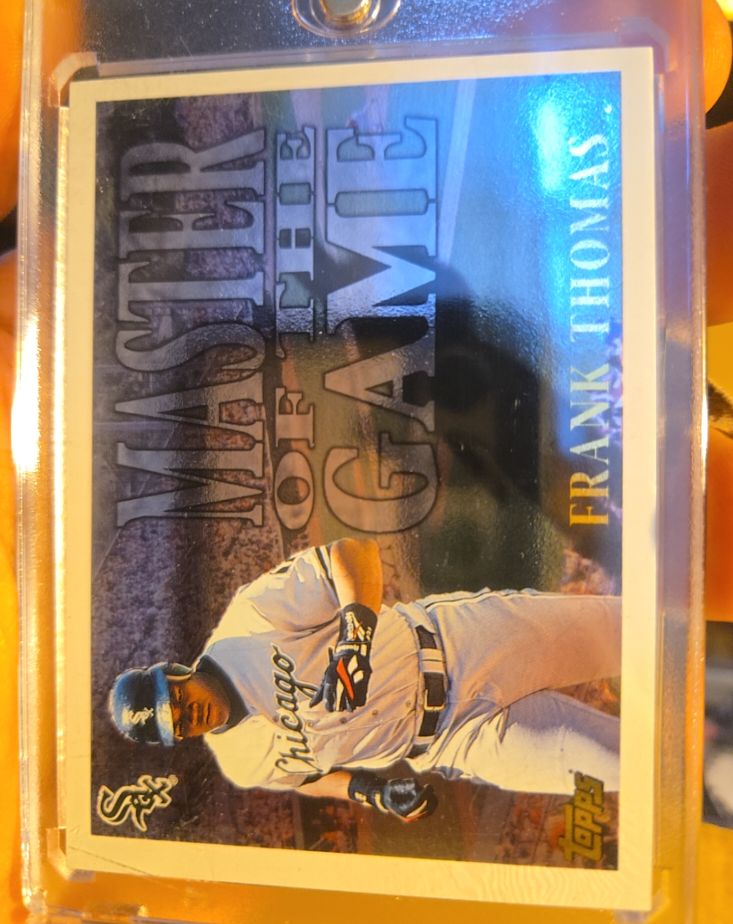 1996 Topps Masters of the Game #MG20 Frank Thomas — front