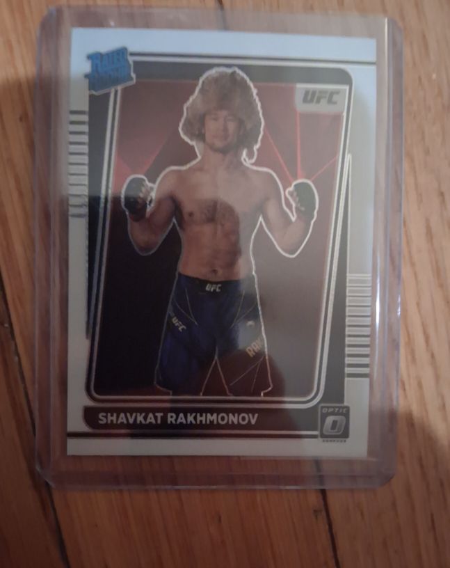 2022 Donruss Optic UFC #115 Shavkat Rakhmonov Rated Rookie — front