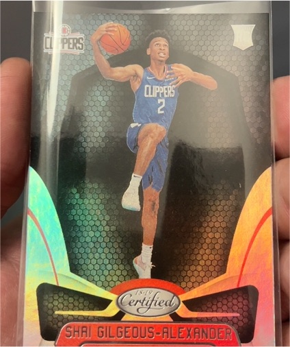 2018-19 Panini Certified #161 Shai Gilgeous-Alexander — front