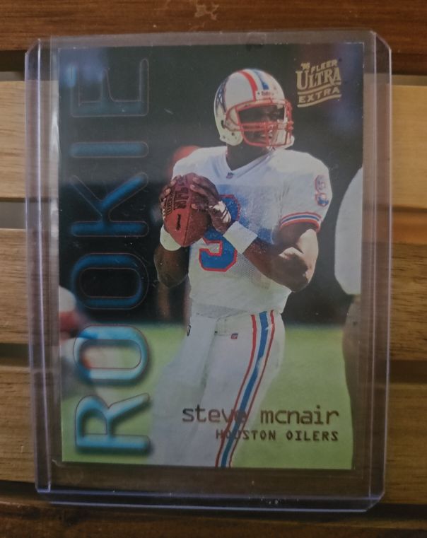 1995 Fleer Ultra Extra #435 Steve McNair Rookie Houston Oilers — front