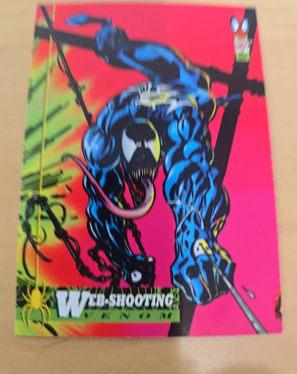 1994 Fleer Amazing Spider-Man #11 Venom Web-Shooting — front