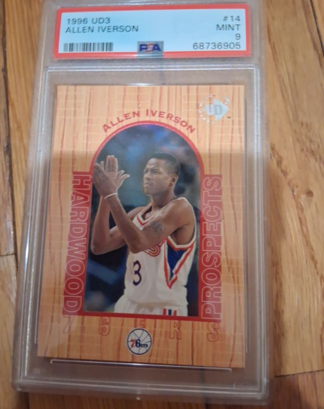 1996-97 Upper Deck UD3 #14 Allen Iverson — front