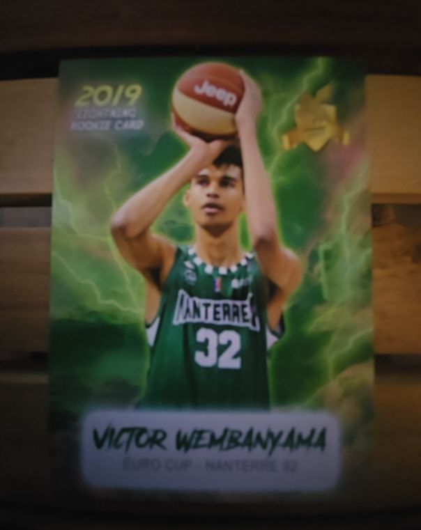 2019 Victor Wembanyama Euro Cup Nanterre 92 Rookie Card — front
