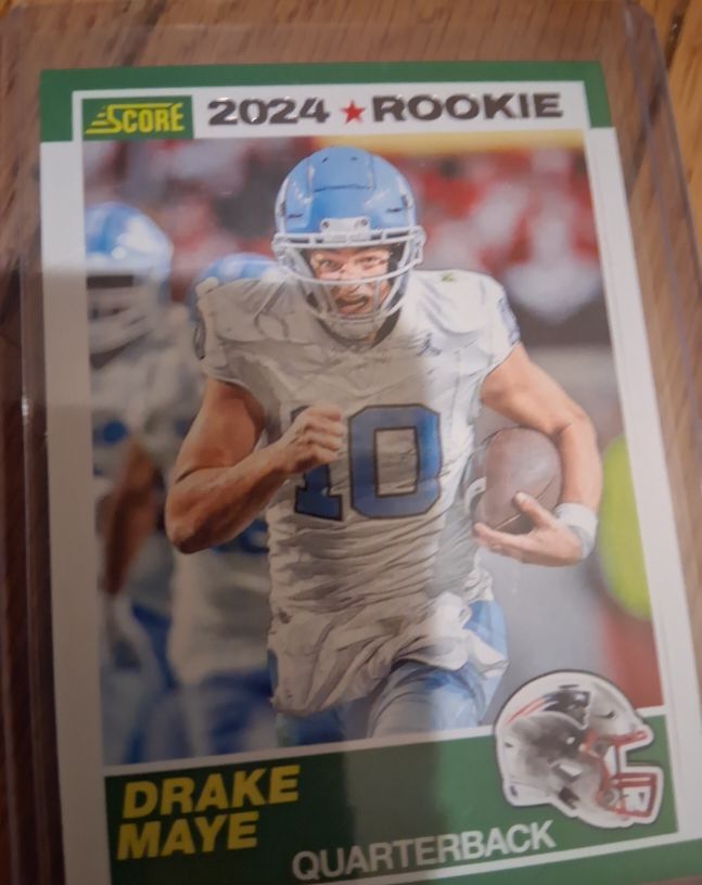 2024 Score 35th Anniversary Rookie #3 Drake Maye — front