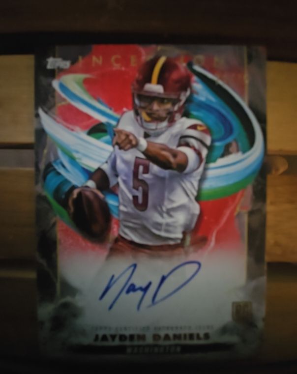 2024 Topps Inception #RA-JD Jayden Daniels Rookie Autograph — front