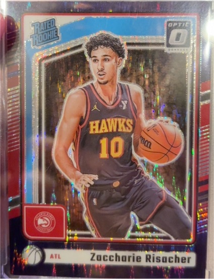 2024-25 Donruss Optic #268 Zaccharie Risacher — front