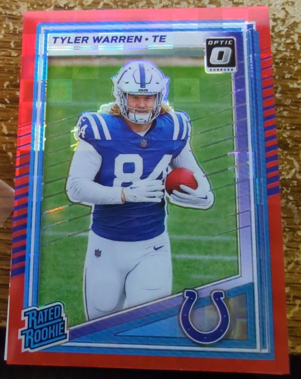 2025 Donruss Optic #337 Tyler Warren — front