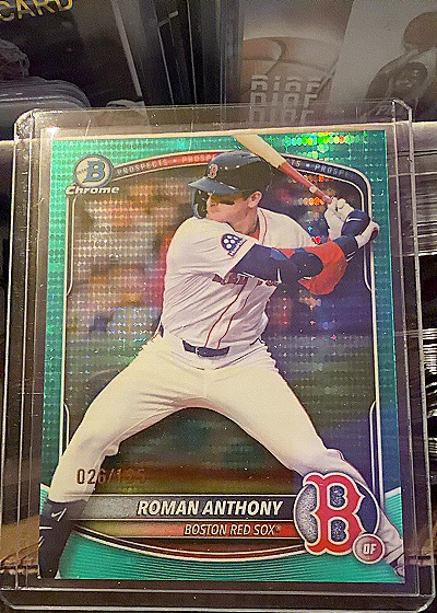 2025 Bowman Chrome #BCP-167 Roman Anthony — front