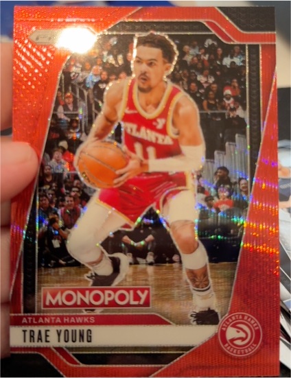 2024-25 Panini Prizm Monopoly #25 Trae Young — front