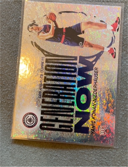 2025-26 Topps #GN-27 Yanic Konan-Niederhauser Generation Now — front