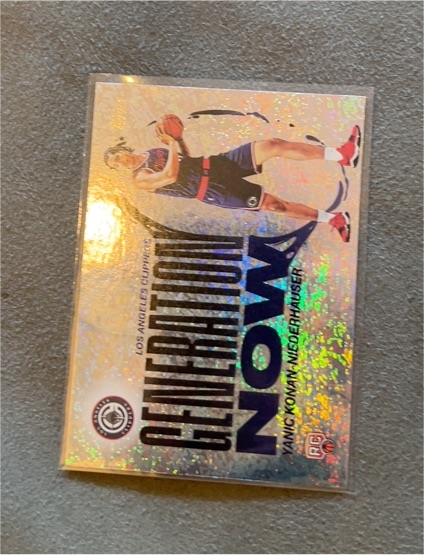 2025-26 Topps Generation Now #GN-? Yanic Konan Niederhauser — front