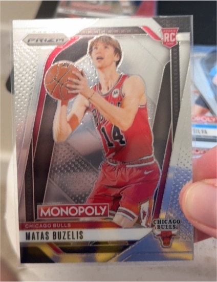 2024-25 Panini Prizm Monopoly #12 Matas Buzelis RC — front