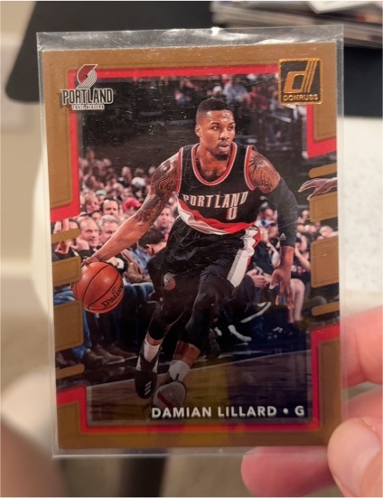 2017-18 Donruss #122 Damian Lillard — front