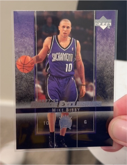 2003-04 Upper Deck Rookie Exclusives #54 Mike Bibby — front