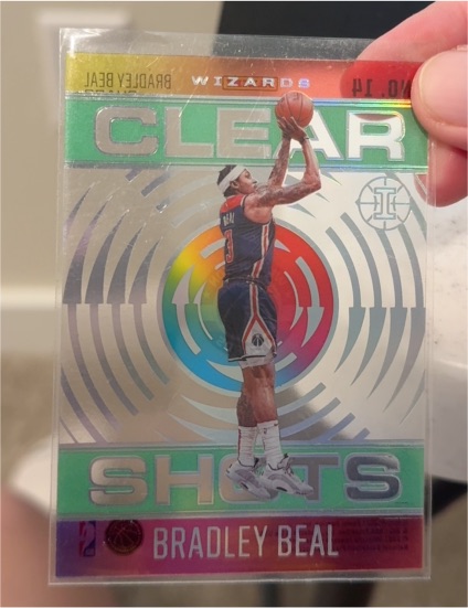 2020-21 Panini Illusions #14 Bradley Beal Clear Shots — front
