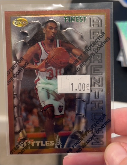 1996-97 Topps Finest Apprentices #79 Kerry Kittles — front