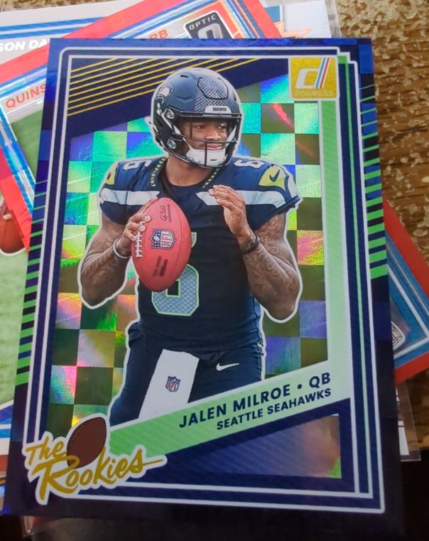 2025 Donruss #12 Jalen Milroe The Rookies — front
