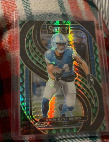 2024 Panini Select #105 Amon-Ra St. Brown — front