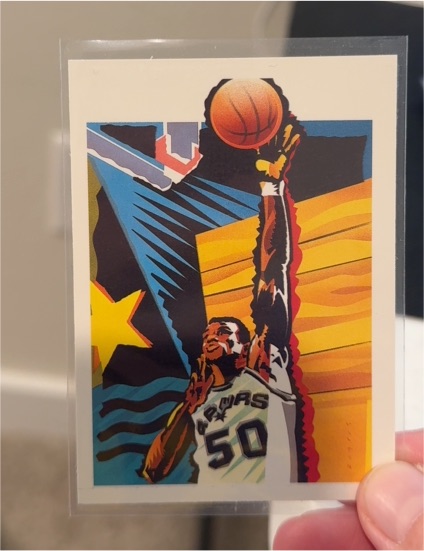1990-91 NBA Hoops #378 David Robinson — front