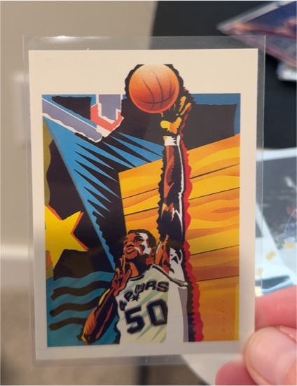 1990-91 NBA Hoops #378 David Robinson — front