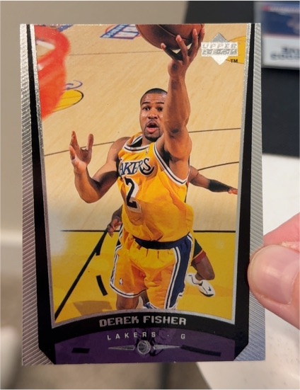1998-99 Upper Deck #77 Derek Fisher — front