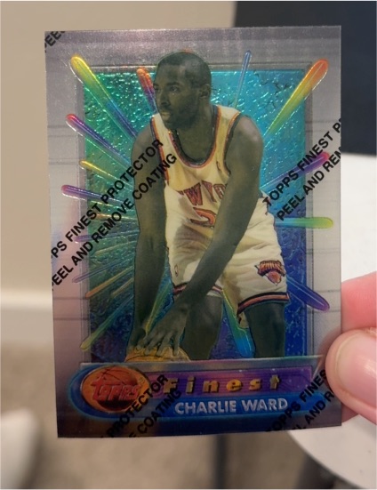 1994-95 Topps Finest #321 Charlie Ward — front