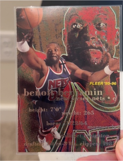 1995-96 Fleer #113 Benoit Benjamin — front