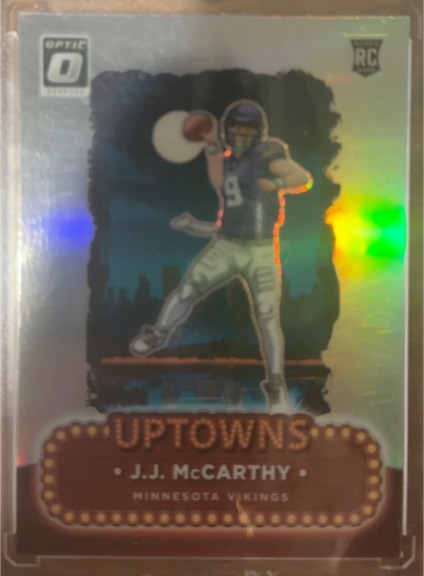 2024 Panini Donruss Optic #10 J.J. McCarthy Uptowns — front