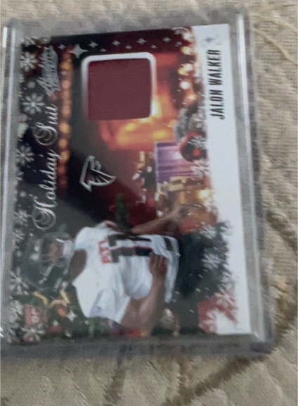 2025 Panini Absolute Holiday Suit #HS-JWR Jalon Walker — front