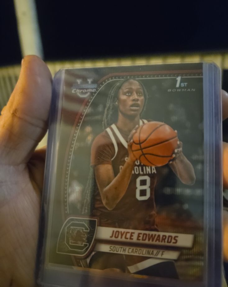 2024 Bowman University Chrome #36 Joyce Edwards — front