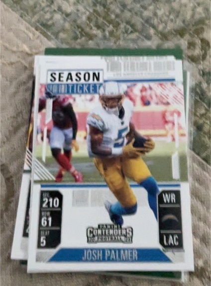 2024 Panini Contenders Season Ticket #61 Josh Palmer — front