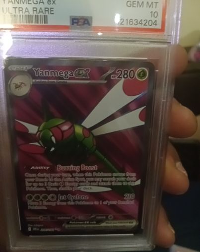 2025 Pokémon TCG Destined Rivals #206 Yanmega ex — front