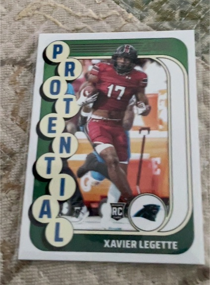 2024 Panini Score #23 Xavier Legette Protential — front