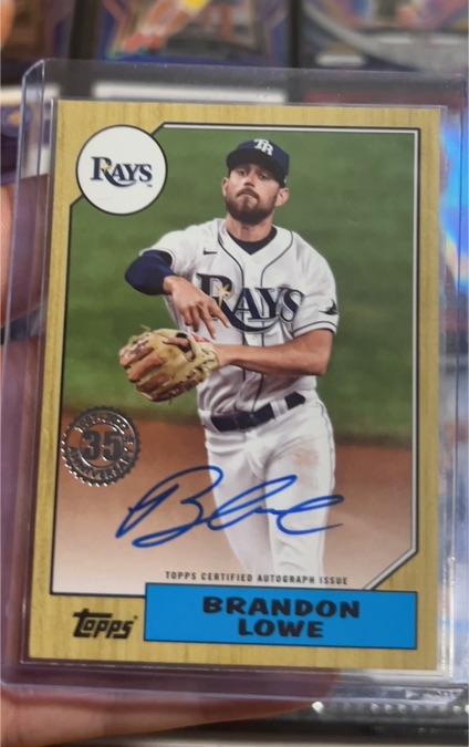 2022 Topps #87BA-BL Brandon Lowe — front