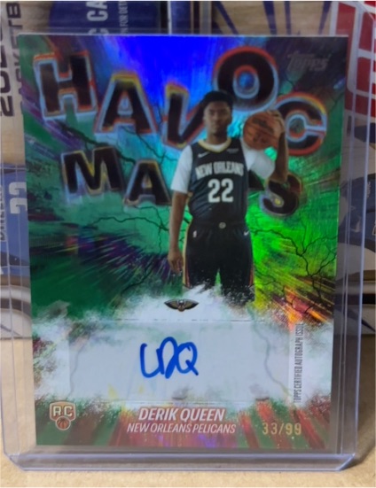 2025 Topps Basketball Havoc Marks #HM-DQ Derik Queen — front