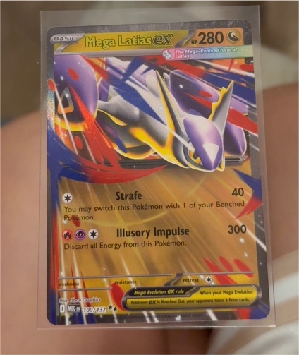 2025 Pokémon TCG Mega Evolutions #100 Mega Latias ex — front