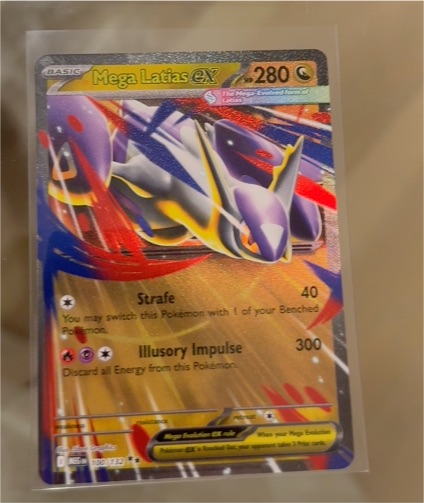 2025 Pokémon Mega Latias EX #100 — front