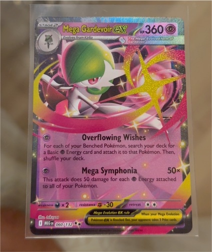 2025 Pokémon Mega Evolutions #060 Mega Gardevoir ex — front